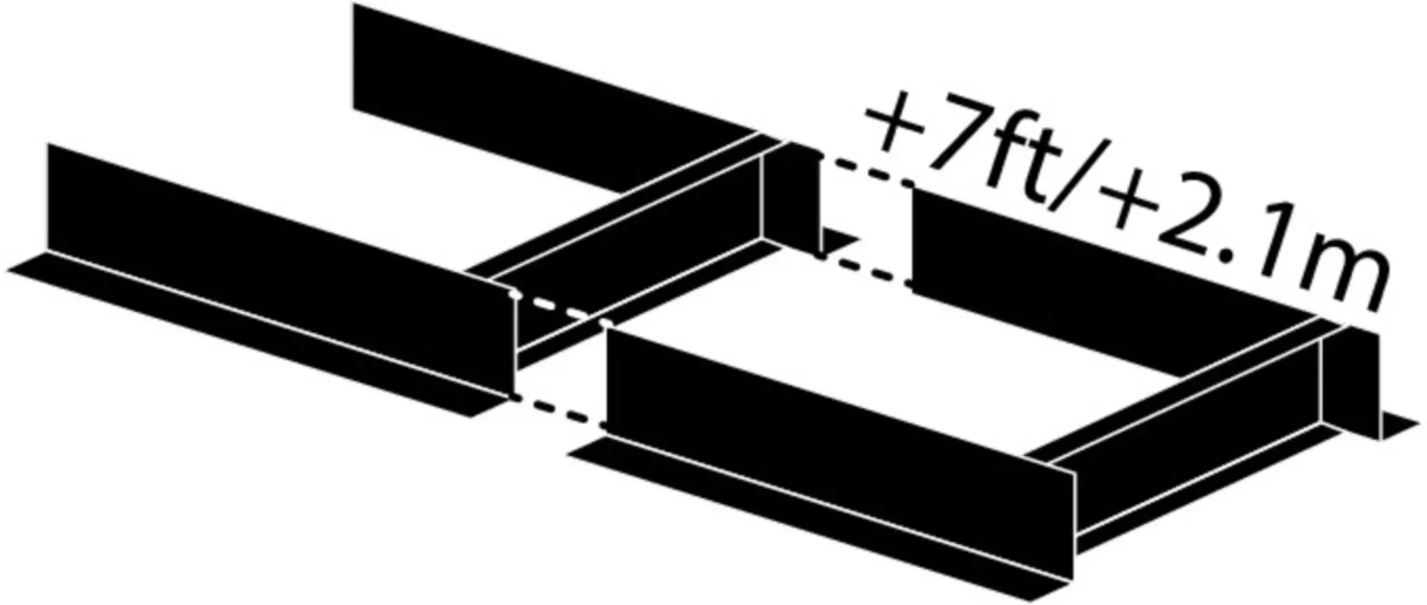 Frontier Sägewerksverlängerung 210 cm für OS 27