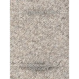 ELLE DECORATION Rocco Woll-Optik Teppich, Rocco Creme Multifarben, - Creme/Bunt