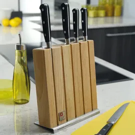 Richardson Sheffield SABATIER TROMPETTE Messerblock, inkl. Messer-Set, Gemüsemesser, Allzweckmesser, Kochmesser, Schinkenmesser & Brotmesser,