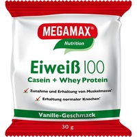 MEGAMAX Eiweiß 100 Vanille Pulver 30 g