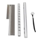 Tragbarer Grill Grill Kompakt Camping Grill - Klappgrill aus Edelstahl tragba...