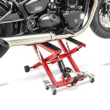 ConStands - Motorrad Hebebühne kompatibel mit Chopper/Custombike Special ClassicSpecial Springer Hydraulisch XL kg Rot CB58114