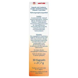 Doppelherz Aktiv Cranberry + Kürbis Kapseln 30 St.