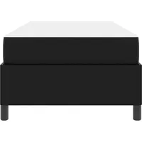 VidaXL Bettrahmen mit Matratze Schwarz 90 x 190 cm