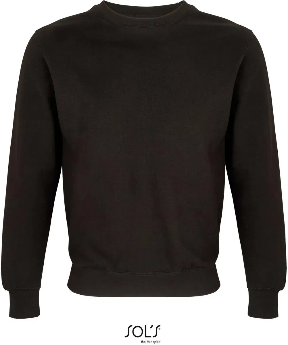 SOLS Unisex Sweater Sweatshirt 03814 black XXL