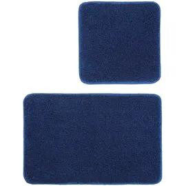 KLEINE WOLKE Relax Set 2-tlg. 50 x 50 cm + 55 x 85 cm atlantikblau