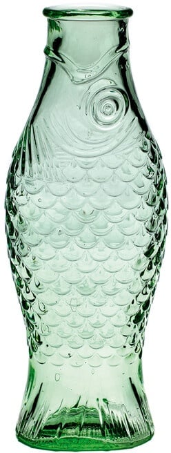 Karaffe Fish & Fish Serax weiß, Designer Paola Navone, 29x10.5x7.5 cm