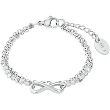 s.Oliver Mädchen Armband Edelstahl SILBER, 14