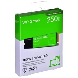 Western Digital WD Green SN350 NVMe SSD 250GB, M.2 2280 / M-Key / PCIe 3.0 x4 (WDS250G2G0C)