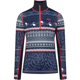 KARI TRAA Lilja Langarm-baselayer - Dark Navy Blue - S