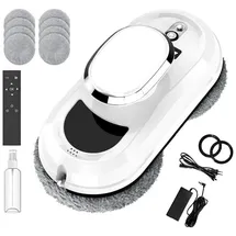 CHOVERY CL-1 Fensterputzroboter, Elektrischer Fensterreiniger mit Fernbedienung, Intelligentes Kantenerkennungssystem Fenstersauger Glasreinigungssroboter, Magnetischer Fensterreiniger