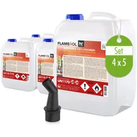 Höfer Chemie Flambiol Bioethanol 100% Hochrein 4 x 5l