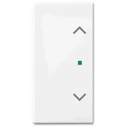 Busch-Jaeger BUSCH-BALANCE SI Tastwippe, Bussystem KNX, 2f, alpinweiß, glänzend, Kunststoff, Thermoplast