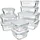Frischhaltedose Glas 9-teiliges Set