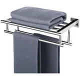 luxuskollektion Handtuchstange Wand Ablage Grau