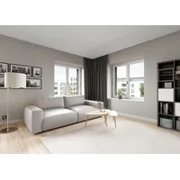 Musterring Big-Sofa LUCIA Mega Sofa, hoher Sitzkomfort, Breite 252cm, Kontrastnaht, in vielen Qualitäten und 4 unterschiedlichen Nähten, 2,5-Sitzer beige