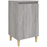 vidaXL Nachttisch Grau Sonoma 40x35x70 cm Holzwerkstoff