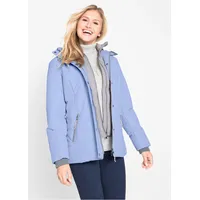 bonprix Winterjacke BONPRIX "Winterjacke in 2-in1 Optik", Damen, Gr. 46, blau (perlblau), Web, Obermaterial: 100% Polyester. Futter: 100% Polyester.