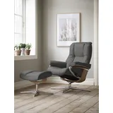 Stressless Stressless® Relaxsessel »Mayfair«, mit Cross Base, Größe S, M & L, Holzakzent Eiche, grau