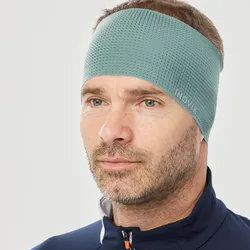 Stirnband Erwachsene - XC S Head 500, blau|grau|grün, EINHEITSGRÖSSE