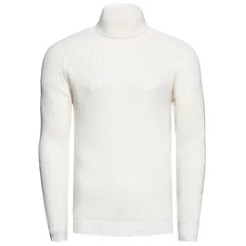 RUSTY NEAL Rollkragenpullover Weiß 3XL