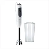 Braun MultiQuick 3 MQ 3100 Inox Stabmixer weiß/grau