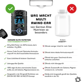 German Elite Nutrition Multi Amino EAA Energy Pulver 532 g
