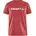 Logo T-Shirt Kinder 430200 bright red melange 122/128