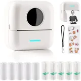 Mini-etikettendrucker, Mini-fotodrucker Für Smartphones, Thermodrucker Für Aufkleber, Fotodrucker Für Reisetagebücher, Logos, Notizen, Tagebücher, Listen Und Memos