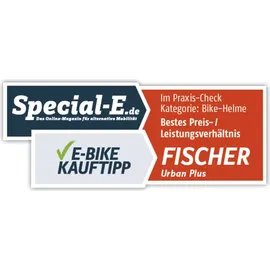 Fischer Fahrradhelm Urban Plus Chicago L/XL türkisblau matt