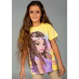 TopModel Kurzarmshirt mit tollem TOP Model Frontmotiv gelb 140 EU