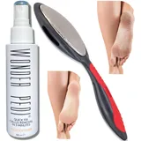 Wonder Pedi Doppelseitige Fußfeile - Made in Germany Fußschrubber und Fußweichmacher Hornhautentferner Spay