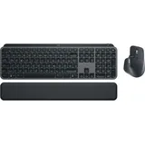 Logitech MX Keys S Combo Graphite, schwarz, Logi Bolt, USB/Bluetooth, DE (920-011606)