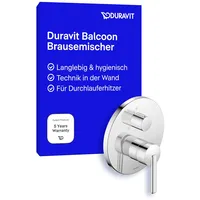 Duravit Balcoon Einhebel-Brausemischer Unterputz für 2 Verbraucher mit Umstellventil,