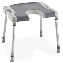 Invacare Aquatec Sorrento Duschhocker mit Hygieneausschnitt grau