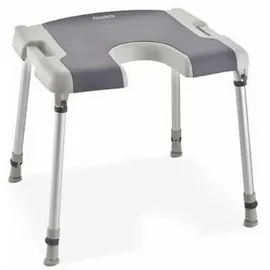 Invacare Aquatec Sorrento Duschhocker mit Hygieneausschnitt grau