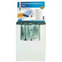 CARTREND Frontscheibenabdeckung silber-grau 2 St.