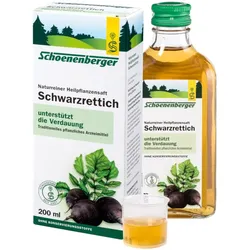 Schoenenberger Naturreiner Heilpflanzensaft Schwarzrettich 200 ml Saft