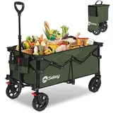 Sekey Bollerwagen faltbar 150 kg grün