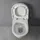 Kronenbach Tube Wand-WC mit WC-Sitz Weiß