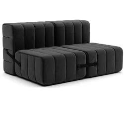 Ambivalenz - Curt Sofa Set 4, Dama - 0004 (dunkelgrau)