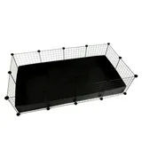 C&C Kleintierkäfig C&C Modular 145 x 75 x 0 cm schwarz