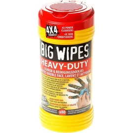 Big Wipes heavy duty 80 - renseservietter antibakterielle dobbelt sidet