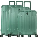 HEYS Xtrak Koffer-Set 3-tlg. grün/dunkelgrün