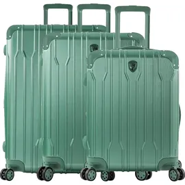 HEYS Xtrak Koffer-Set 3-tlg. grün/dunkelgrün
