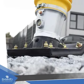 BAMATO Vibrationsstampfer V-90G mit Fahrwerk