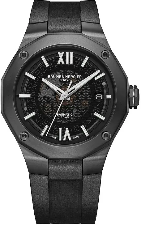 Baume & Mercier Herrenuhr Riviera M0A10617 - schwarz