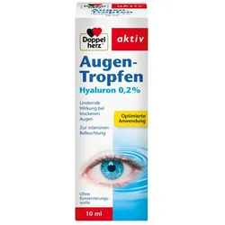 Doppelherz Augen-Tropfen Hyaluron 0,2 % Tropfen 10 ml 10 ml Tropfen