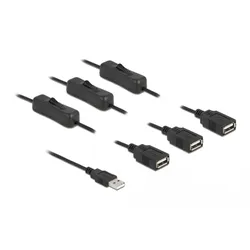 Delock Netz-Splitter - USB (M) zu USB (W)