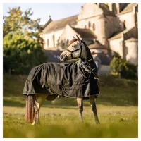 Bucas Irish Turnout Light/50g + Neck schwarz/Gold 145